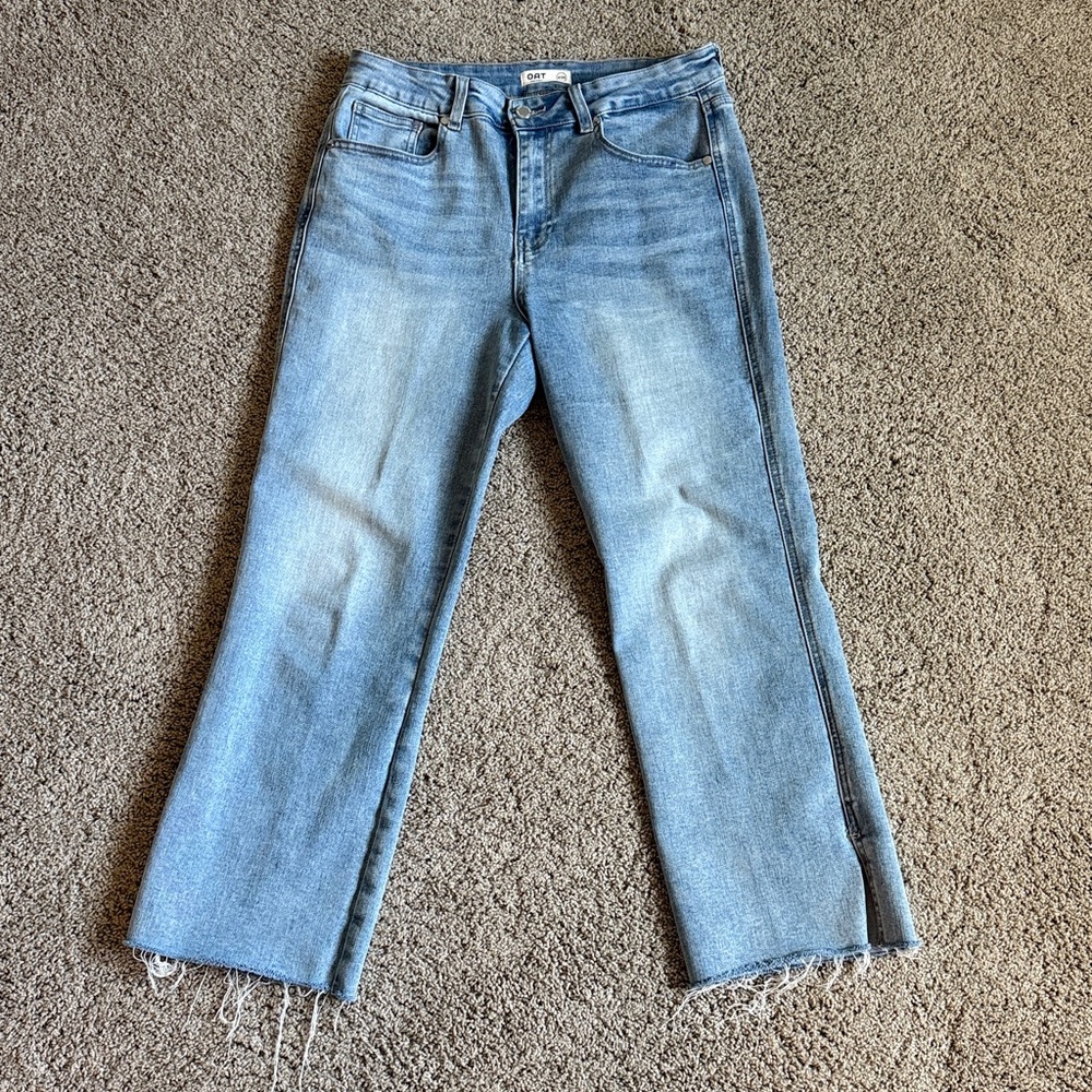 Oat New York Sky Blue Straight Leg Jeans